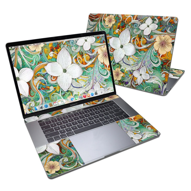 MacBook Pro 15in (2016) Skin - Sangria Flora (Image 1)