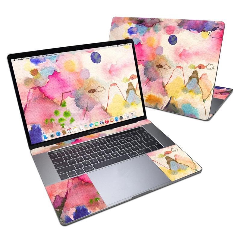 MacBook Pro 15in (2016) Skin - Watercolor Mountains (Image 1)