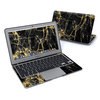 MacBook Air 11in Skin - Black Gold Marble (Image 1)