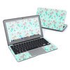 MacBook Air 11in Skin - Merkittens with Pearls Aqua