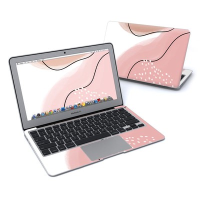 MacBook Air 11in Skin - Abstract Pink and Brown