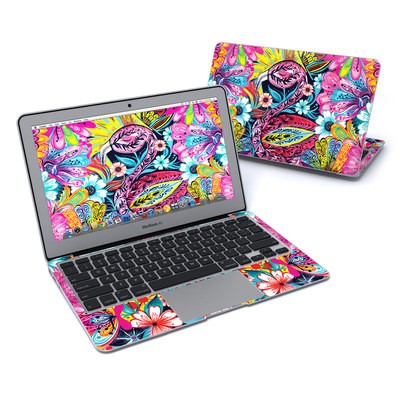 MacBook Air 11in Skin - Flashy Flamingo