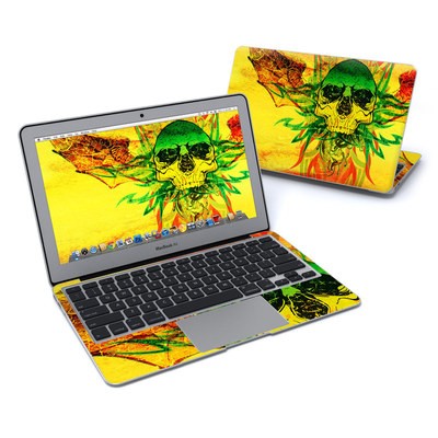 MacBook Air 11in Skin - Hot Tribal Skull