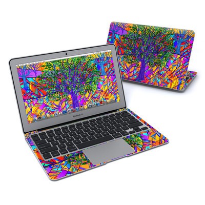 MacBook Air 11in Skin - Stained Glass Tree