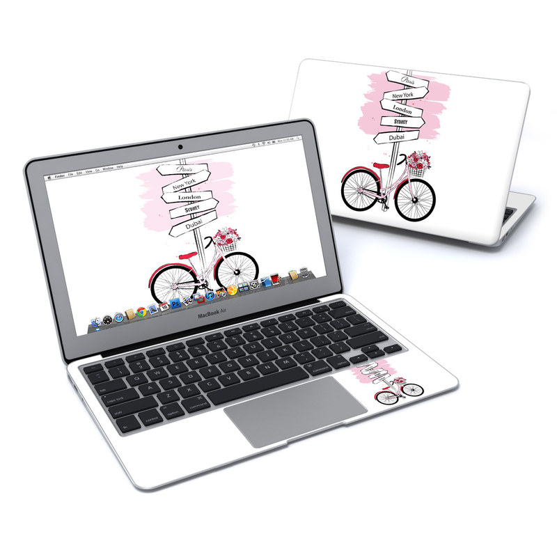 MacBook Air 11in Skin - Bike Ride (Image 1)