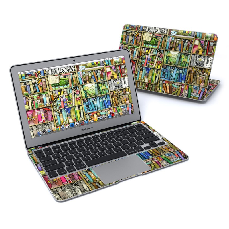 MacBook Air 11in Skin - Bookshelf (Image 1)