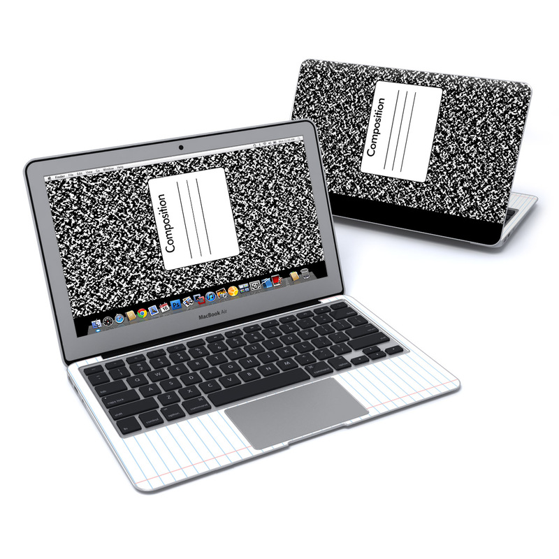 MacBook Air 11in Skin - Composition Notebook (Image 1)
