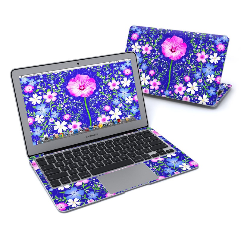 MacBook Air 11in Skin - Floral Harmony (Image 1)