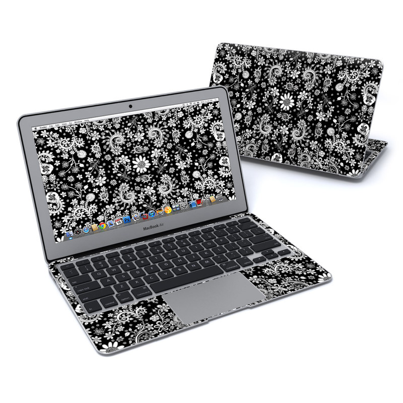 MacBook Air 11in Skin - Shaded Daisy (Image 1)