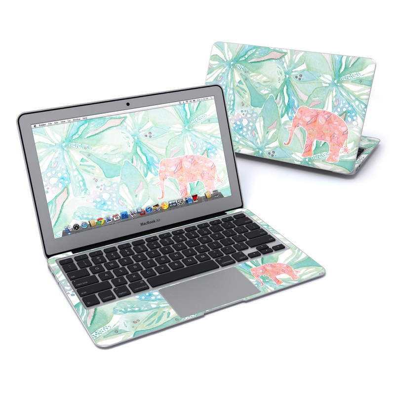 MacBook Air 11in Skin - Tropical Elephant (Image 1)