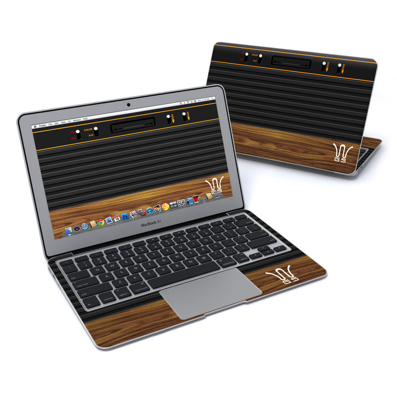 MacBook Air 11in Skin - Wooden Gaming System (Image 1)