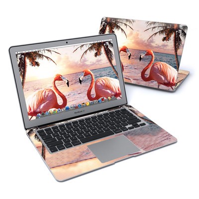 MacBook Air 13in Skin - Flamingo Palm