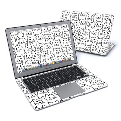 MacBook Air 13in Skin - Moody Cats