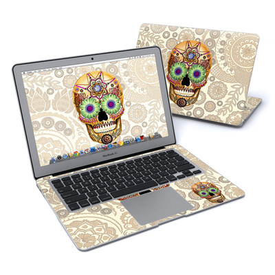 MacBook Air 13in Skin - Sugar Skull Bone