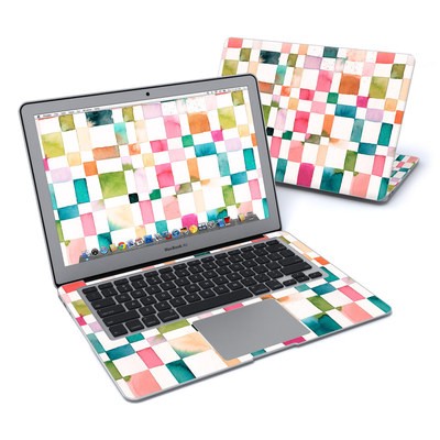 MacBook Air 13in Skin - Watercolor Squares