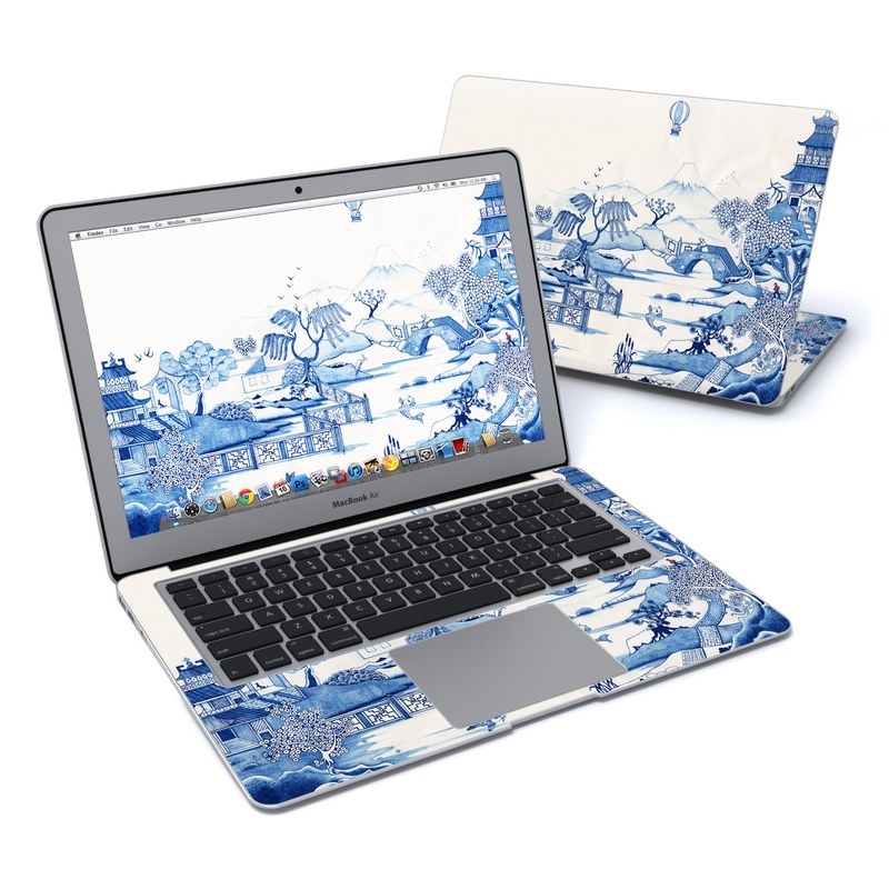 MacBook Air 13in Skin - Blue Willow (Image 1)