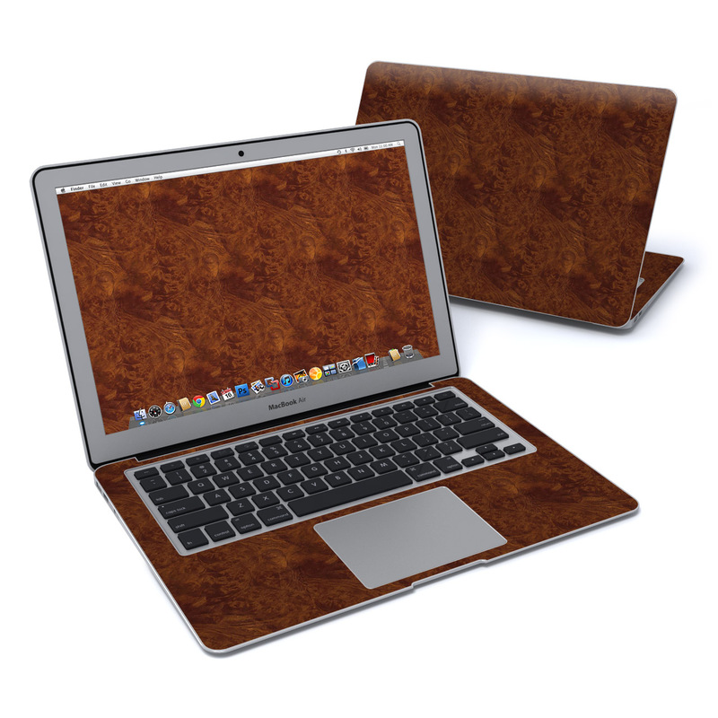 MacBook Air 13in Skin - Dark Burlwood (Image 1)