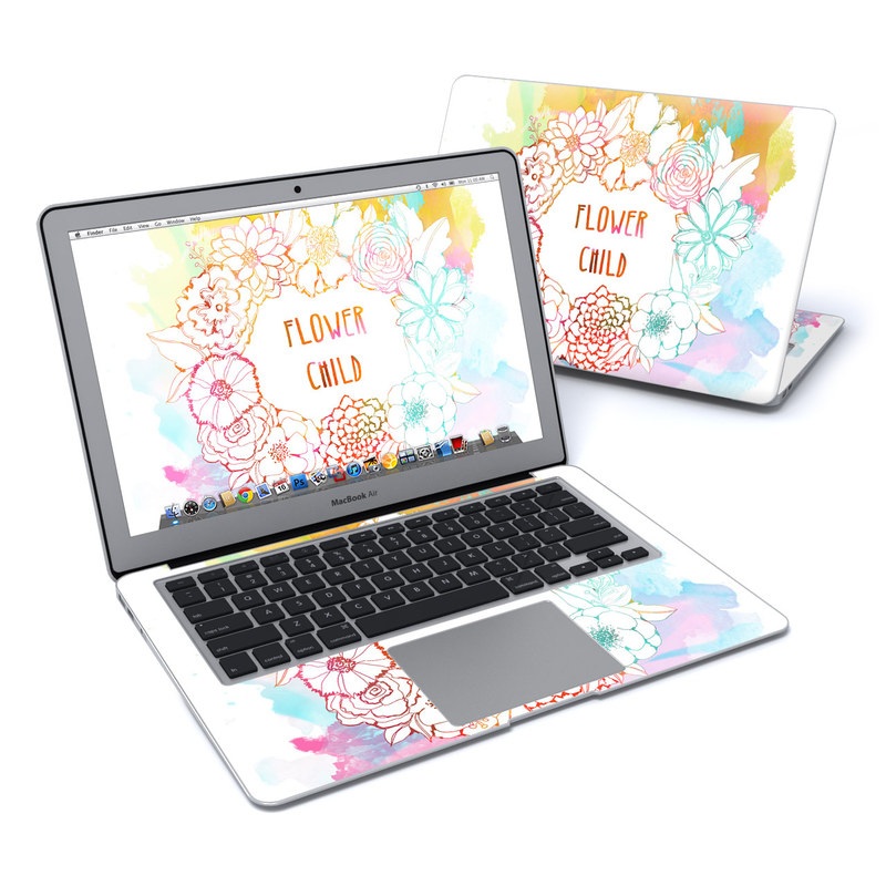 MacBook Air 13in Skin - Flower Child (Image 1)