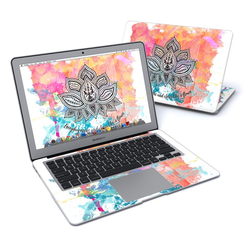 MacBook Air 13in Skin - Happy Lotus (Image 1)