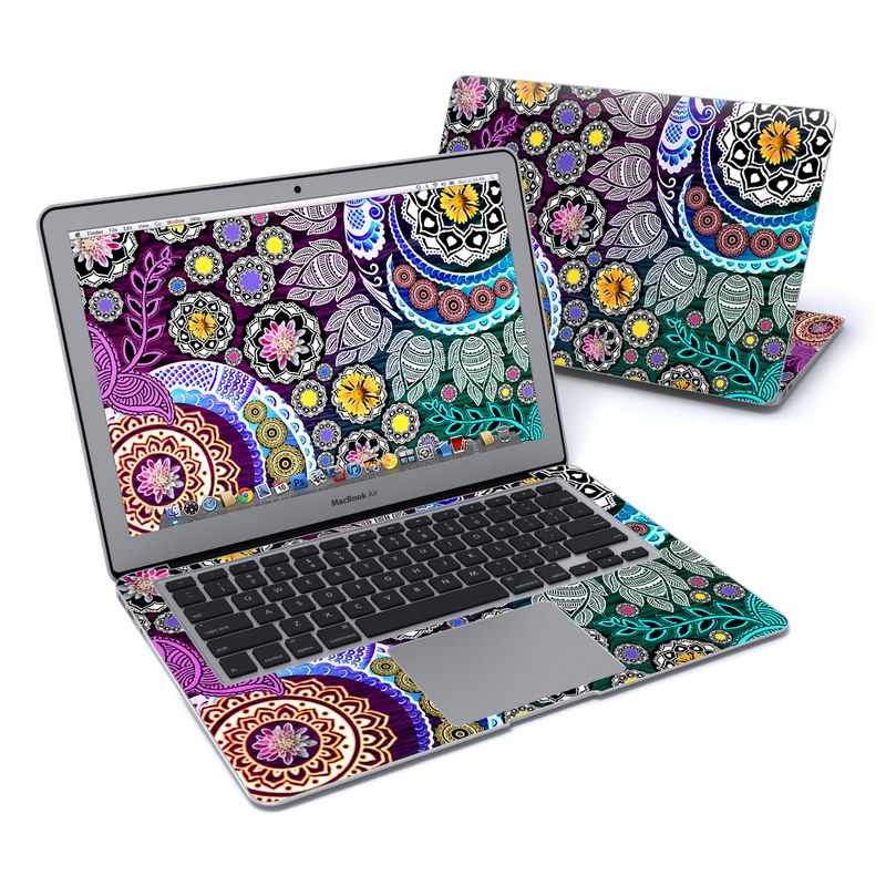 MacBook Air 13in Skin - Mehndi Garden (Image 1)