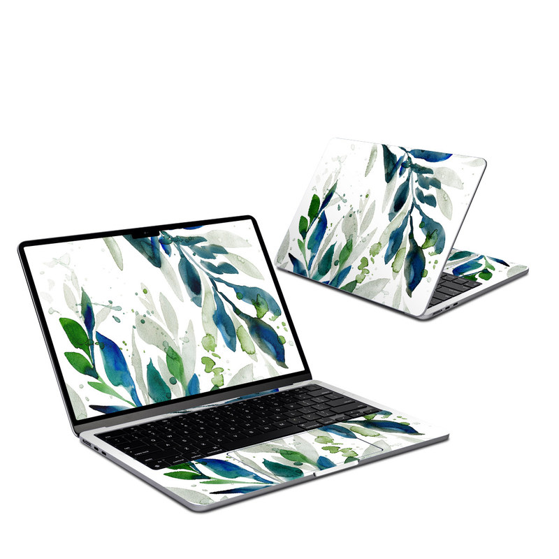 MacBook Air (M2, 2022) Skin - Floating Leaves (Image 1)