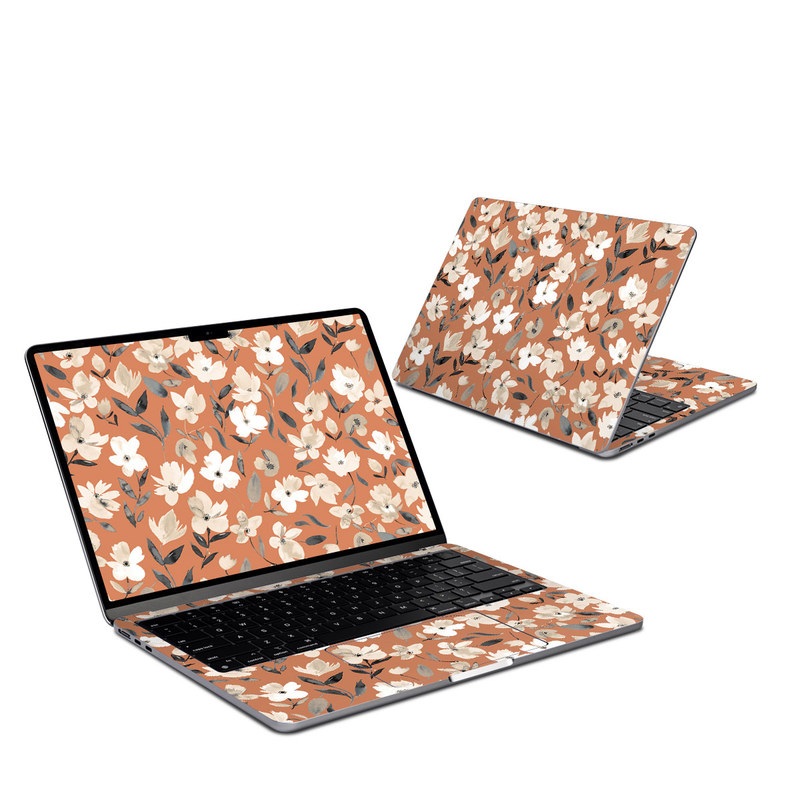 MacBook Air (M2, 2022) Skin - Fresh Flowers Copper (Image 1)