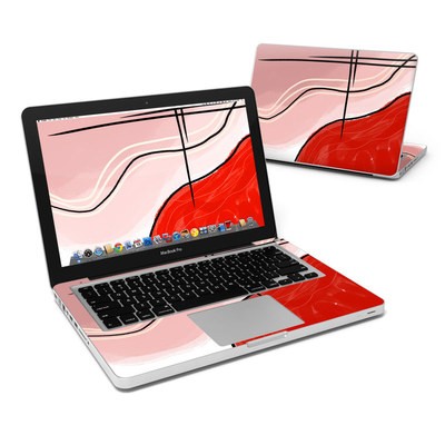 MacBook Pro 13in Skin - Abstract Red
