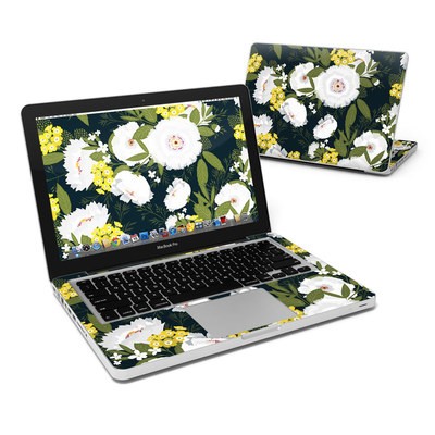 MacBook Pro 13in Skin - Fleurette Night