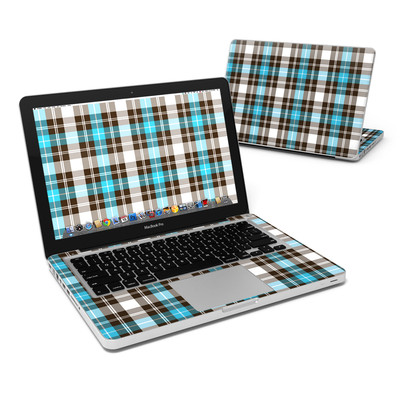 MacBook Pro 13in Skin - Turquoise Plaid