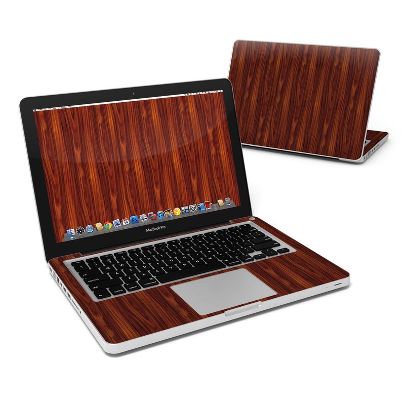 MacBook Pro 13in Skin - Dark Rosewood (Image 1)