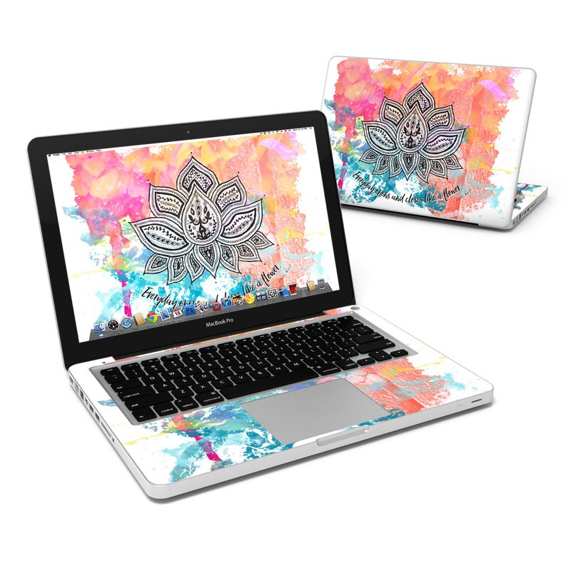 MacBook Pro 13in Skin - Happy Lotus (Image 1)
