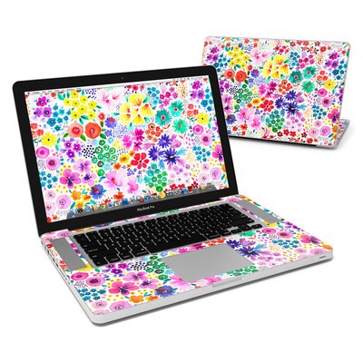 MacBook Pro 15in Skin - Artful Little Flowers