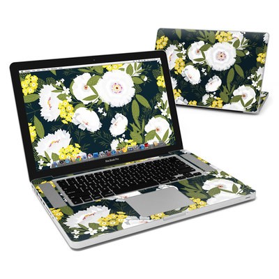 MacBook Pro 15in Skin - Fleurette Night