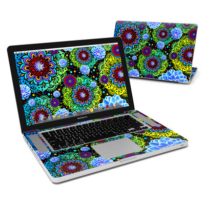 MacBook Pro 15in Skin - Funky Floratopia