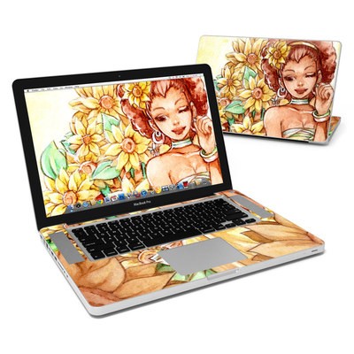 MacBook Pro 15in Skin - Lady Sunflower