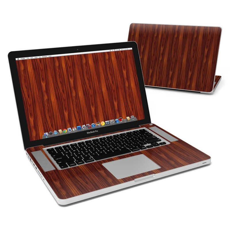 MacBook Pro 15in Skin - Dark Rosewood (Image 1)