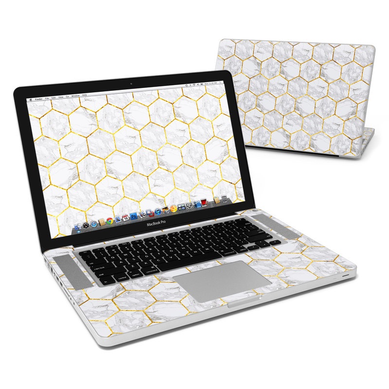 MacBook Pro 15in Skin - Honey Marble (Image 1)
