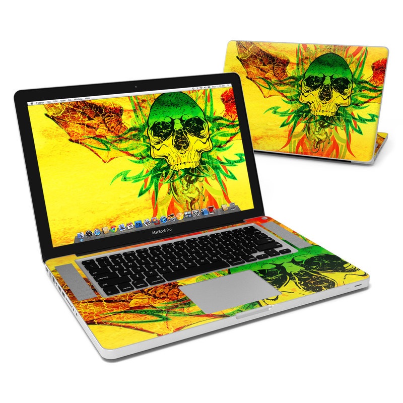 MacBook Pro 15in Skin - Hot Tribal Skull (Image 1)
