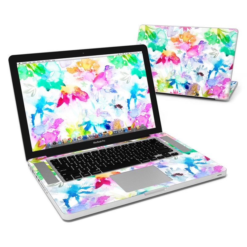 MacBook Pro 15in Skin - Watercolor Spring Memories (Image 1)