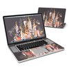 MacBook Pro 17in Skin - Lupines Chocolate