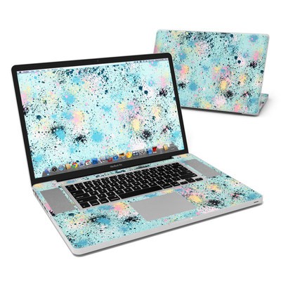 MacBook Pro 17in Skin - Abstract Ink Splatter