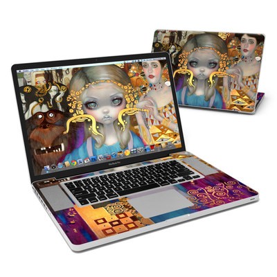 MacBook Pro 17in Skin - Alice in a Klimt Dream