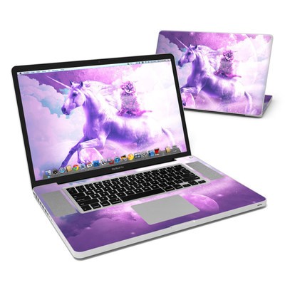 MacBook Pro 17in Skin - Cat Unicorn