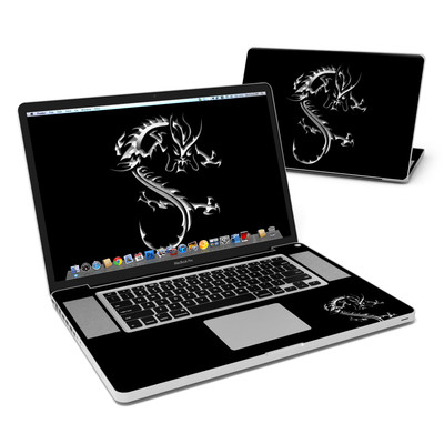 MacBook Pro 17in Skin - Chrome Dragon