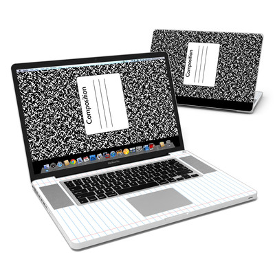MacBook Pro 17in Skin - Composition Notebook