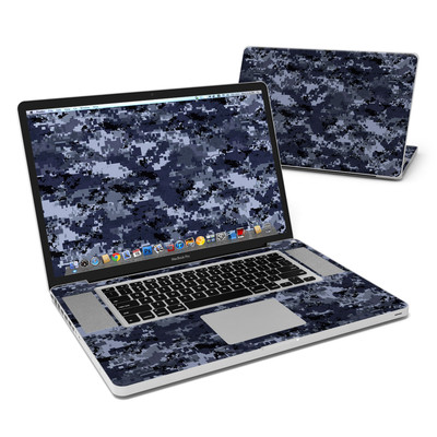 MacBook Pro 17in Skin - Digital Navy Camo