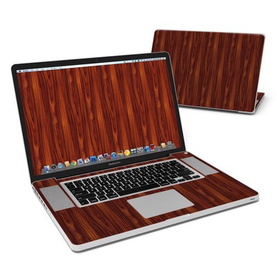 MacBook Pro 17in Skin - Dark Rosewood