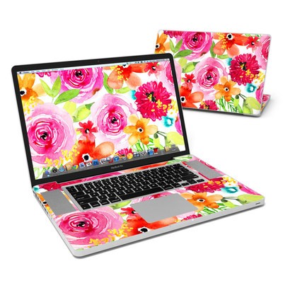 MacBook Pro 17in Skin - Floral Pop