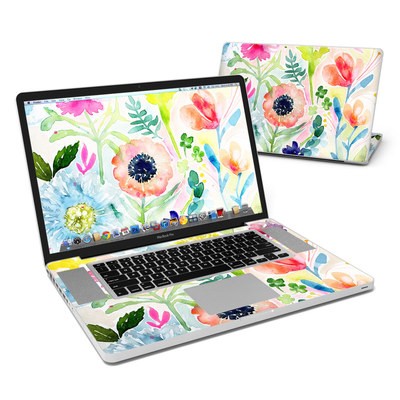 MacBook Pro 17in Skin - Loose Flowers