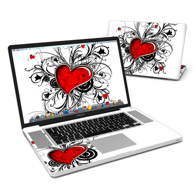 MacBook Pro 17in Skin - My Heart